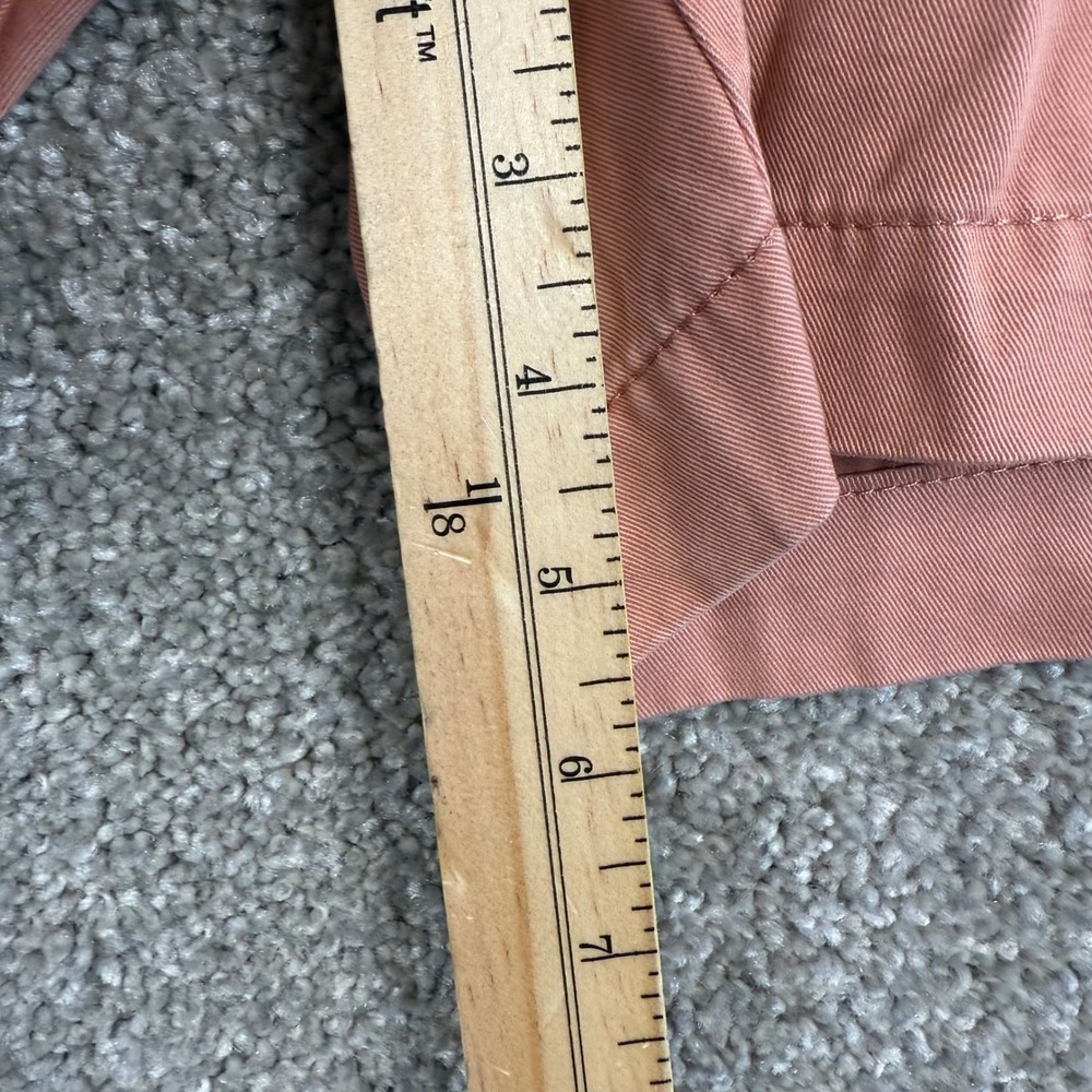 Levis XX Chino Shorts Mens 34 Authentic Fit‎ Dusty Rose Pink Cotton Twill - Picture 6 of 8